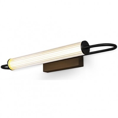 Φωτιστικό Μπάνιου 60cm LED 12W 230V 850lm 4000K Λευκό Φως Μαύρο 17-00337-2